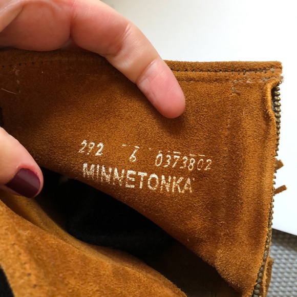 Minnetonka fringe ankle booties - Picture 6 of 7